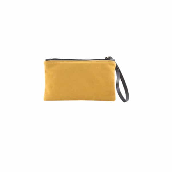 Purse Felt Handbag Mustard 2 min