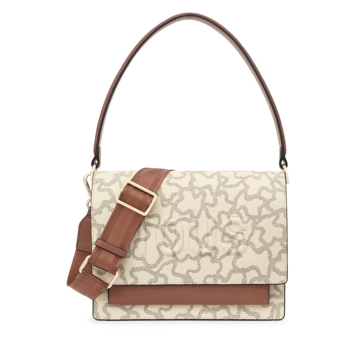 TOUS Medium Kaos Icon Audree Crossbody Bag in Beige - per tutti