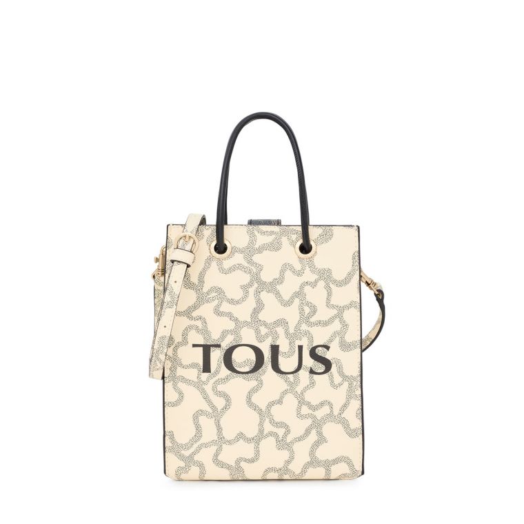 TOUS Kaos Icon Bolso mini bag in beige color - per tutti